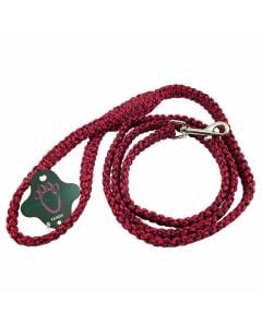 Paw Brothers 6' Tactical Cord Cobra Weave Lead Red & Black