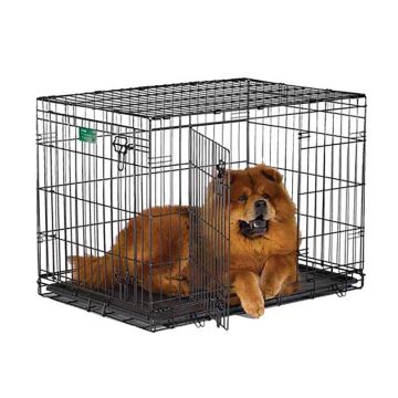 Midwest Icrate Double Door Metal Dog Crate - 36" X 23" X 25"