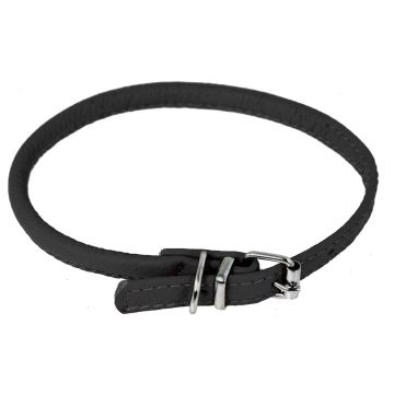 Dogline Round Leather Collar Small 1/3"