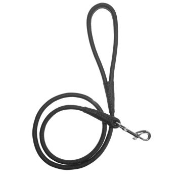 Dogline Round Leather Leash 1/4" x 6 feet