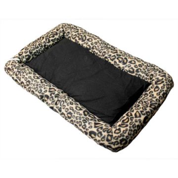 Ultra Plush Animal Print Bolster Bed 32" X 19"