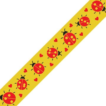 Ladybug Love Printed Dog Ribbon